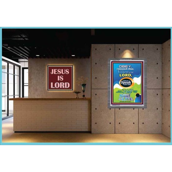 THE VOICE OF THE LORD   Contemporary Christian Poster   (GWEXALT7574)   