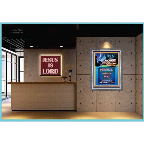 THE UNRIGHTEOUS   Christian Wall Art Poster   (GWEXALT7792)   