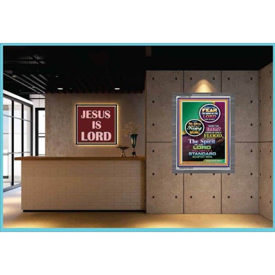 THE SPIRIT OF THE LORD   Contemporary Christian Paintings Frame   (GWEXALT7883)   