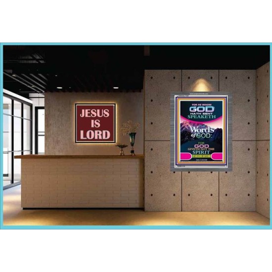 THE WORDS OF GOD   Framed Interior Wall Decoration   (GWEXALT7987)   