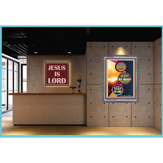 AS THE HEAVENS ARE HIGH ABOVE THE EARTH   Bible Verses Framed for Home   (GWEXALT8039)   