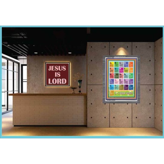 A-Z BIBLE VERSES   Christian Quotes Framed   (GWEXALT8086)   