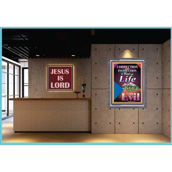 THE WAY TO LIFE   Scripture Art Acrylic Glass Frame   (GWEXALT8200)   