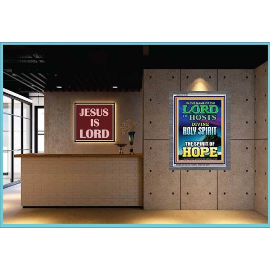 THE SPIRIT OF HOPE   Bible Verses Wall Art Acrylic Glass Frame   (GWEXALT8798)   