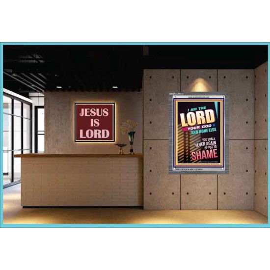 YOU SHALL NOT BE PUT TO SHAME   Bible Verse Frame for Home   (GWEXALT9113)   