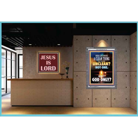 UNCLEAN   Scriptures Wall Art   (GWEXALT9144)   