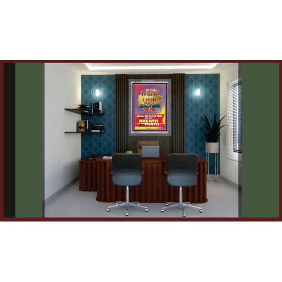 WORD OF THE LORD   Framed Hallway Wall Decoration   (GWEXALT7384)   