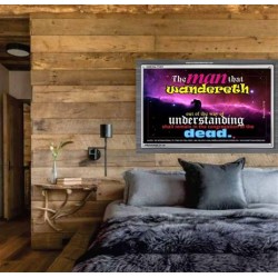 UNDERSTANDING   Inspirational Bible Verse Framed   (GWEXALT3351)   "33x25"