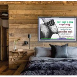 SHOW HOSPITALITY   Bible Verse Frame for Home   (GWEXALT4435)   