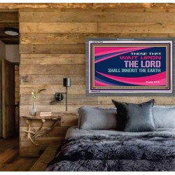 WAIT UPON THE LORD   Business Motivation Art   (GWEXALT5545)   "33x25"