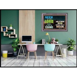 SEEK THE LORD WHEN HE IS NEAR   Bible Verse Frame for Home Online   (GWEXALT9403)   