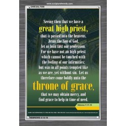 APPROACH THE THRONE OF GRACE   Encouraging Bible Verses Frame   (GWEXALT080)   