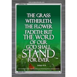 THE WORD OF GOD STAND FOREVER   Framed Scripture Art   (GWEXALT103)   