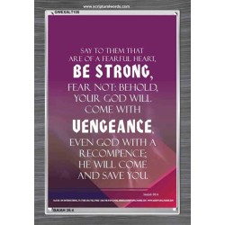 BE STRONG IN THE LORD   Scriptural Portrait   (GWEXALT105)   