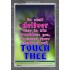 THERE SHALL NO EVIL TOUCH THEE   Scripture Wood Framed Signs   (GWEXALT1271)   "25x33"
