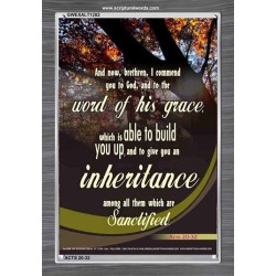 THE WORD OF HIS GRACE   Frame Bible Verse   (GWEXALT1282)   