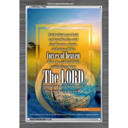 WORSHIP ONLY THY LORD THY GOD   Contemporary Christian Poster   (GWEXALT1284)   