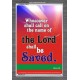 WHOSOEVER SHALL CALL   Inspiration Wall Art Frame   (GWEXALT1632)   