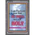 BE HOLY FOR I AM HOLY   Christian Artwork Acrylic Glass Frame   (GWEXALT1634)   "25x33"