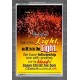 WALK IN THE LIGHT   Frame Bible Verses Online   (GWEXALT1674)   