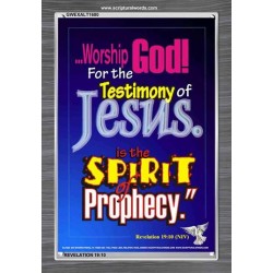 WORSHIP GOD   Bible Verse Framed for Home Online   (GWEXALT1680)   "25x33"
