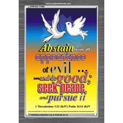 ABSTAIN FROM ALL APPEARANCE OF EVIL   Bible Verses Framed Art Prints   (GWEXALT1686)   