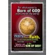 WHATSOEVER IS BORN OF GOD OVERCOMETH THE WORLD   Contemporary Christian Paintings Frame   (GWEXALT1760)   