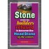 THE STONE WHICH THE BUILDERS REFUSED   Bible Verses Frame Online   (GWEXALT1935)   "25x33"