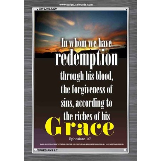 BE REDEEMED IN THE BLOOD OF THE LAMB   Bible Verses    (GWEXALT229)   