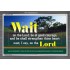 WAIT ON THE LORD   Contemporary Wall Decor   (GWEXALT270)   "33x25"