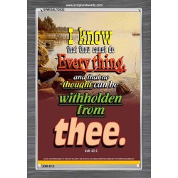 THOU CANST DO EVERYTHING   Christian Quote Framed   (GWEXALT3033)   