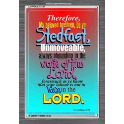 ABOUNDING IN THE WORK OF THE LORD   Inspiration Frame   (GWEXALT3147)   