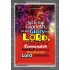 WHOM THE LORD COMMENDETH   Large Frame Scriptural Wall Art   (GWEXALT3190)   "25x33"