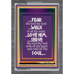 WALK IN ALL HIS WAYS   Scripture Art Prints   (GWEXALT3306)   "25x33"