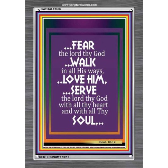 WALK IN ALL HIS WAYS   Scripture Art Prints   (GWEXALT3306)   