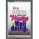 BE NOT WEARY IN WELL DOING   Bible Verses Framed for Home Online   (GWEXALT3427)   