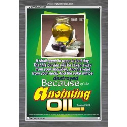 ANOINTING OIL   Bible Verse Acrylic Glass Frame   (GWEXALT3597)   