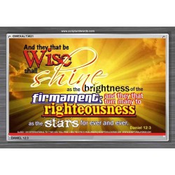 SHINE AS THE BRIGHTNESS   Frame Scriptures Dcor   (GWEXALT3621)   