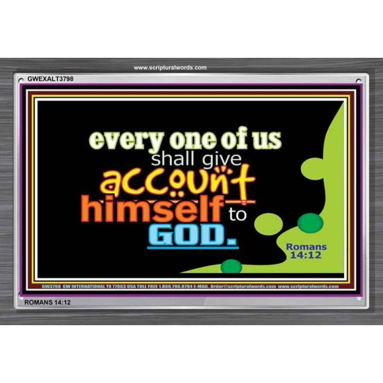 YOU SHALL GIVE ACCOUNT   Frame Scriptural Dcor   (GWEXALT3798)   