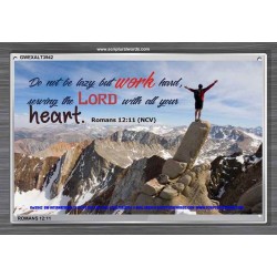 SERVE GOD WITH ALL YOUR HEART   Scripture Art Prints   (GWEXALT3942)   