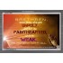 UPHOLD THE WEAK   Inspirational Wall Art Frame   (GWEXALT4008)   "33x25"