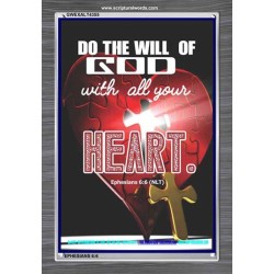 ALL YOUR HEART   Encouraging Bible Verses Framed   (GWEXALT4355)   