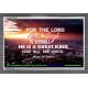 A GREAT KING   Christian Quotes Framed   (GWEXALT4370)   