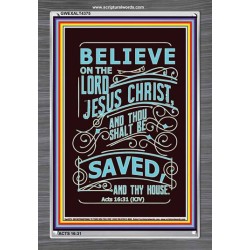 BE SAVED   Encouraging Bible Verse Frame   (GWEXALT4375)   