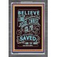BE SAVED   Encouraging Bible Verse Frame   (GWEXALT4375)   