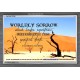 WORDLY SORROW   Custom Frame Scriptural ArtWork   (GWEXALT4390)   