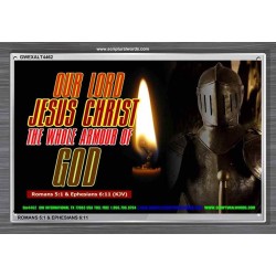 ARMOUR OF GOD   Bible Verse Frame Online   (GWEXALT4462)   