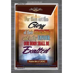 THOU ART THE GLORY   Contemporary Christian Paintings Frame   (GWEXALT4677)   