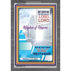 THE WILL OF MY FATHER    Acrylic Glass framed scripture art   (GWEXALT4913)   