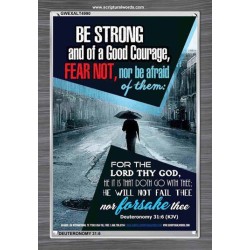 BE STRONG AND OF A GOOD COURAGE   Bible Verse Framed for Home Online   (GWEXALT4990)   